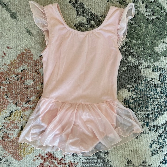 More than Magic Leotard Ballet Dance Tutu Skirted Silver Dots Girls Size M (7/8) - Picture 10 of 16